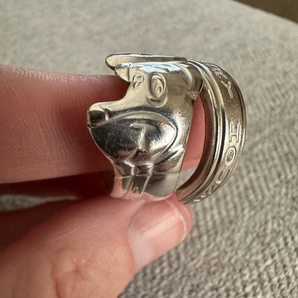 RARE Huckleberry Hound Spoon Ring - Picture 10 of 15